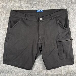 Code 22‎ Shorts Men's 33 x 8" Inseam Black Soft Cotton Stretch